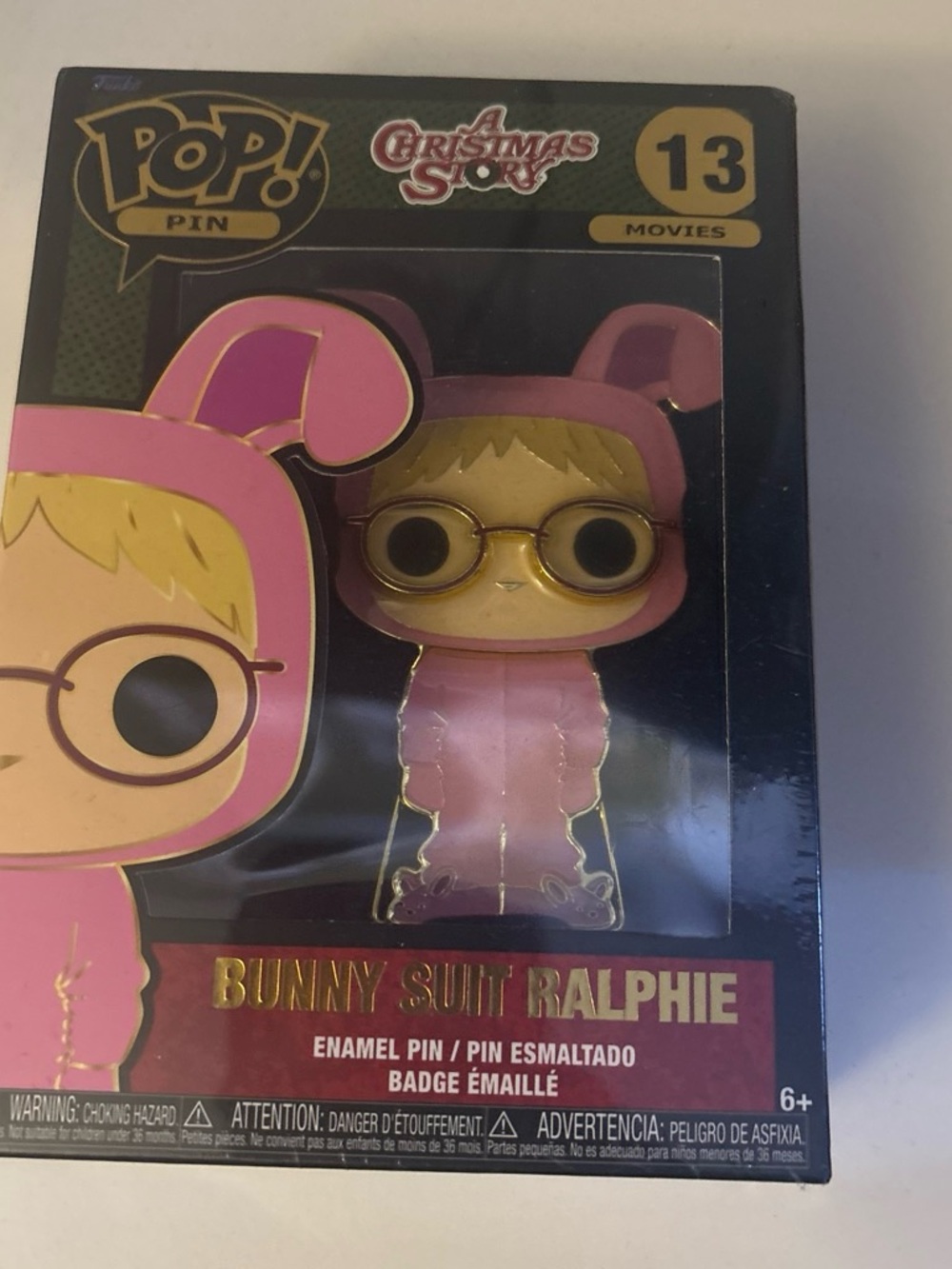 Funko Bunny Suit Ralphie Enamel Pin in Pink